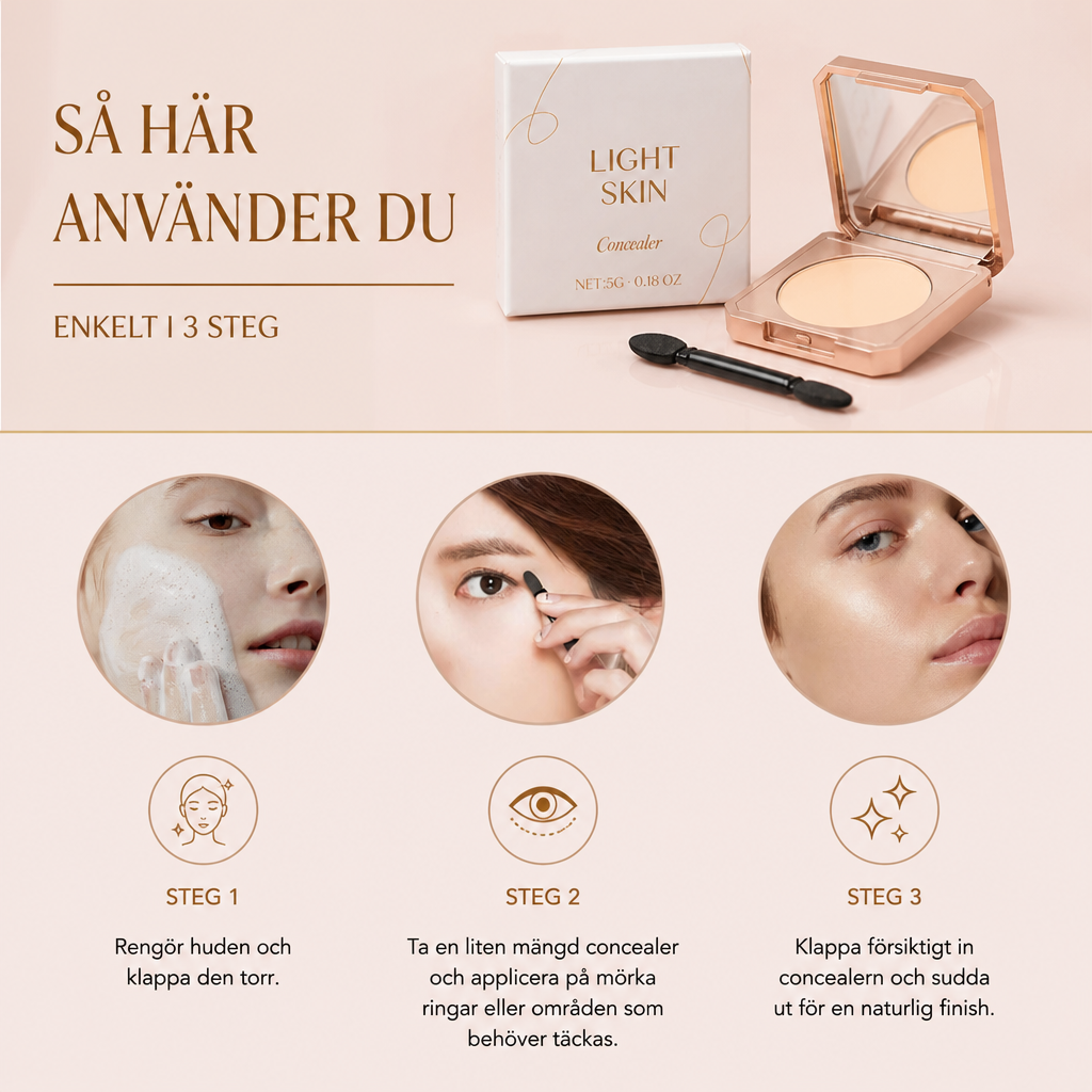 Ljusgivande Ögonconcealer – Lätt Täckning För En Jämn Finish
