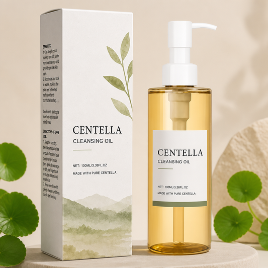 Centella Rengöringsolja –Skonsam Sminkborttagning För Slätare Hud