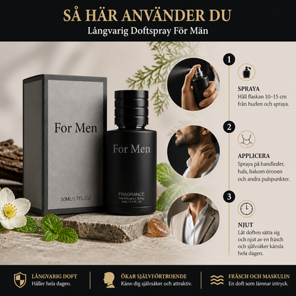 Långvarig Doftspray För Män – Fräsch Doft För Vardaglig Självsäkerhet