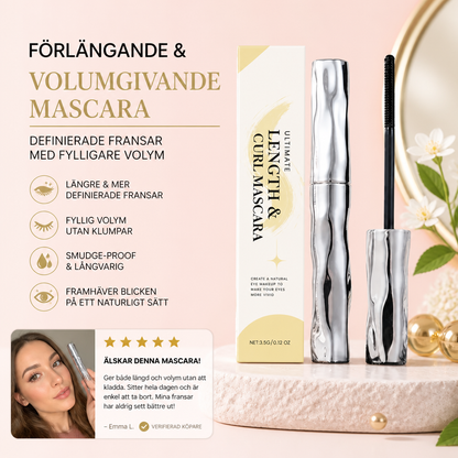 Förlängande & Volymgivande Mascara – Definierade Fransar Med Fylligare Volym