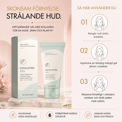 Kollagen Exfolierande Gel – Skonsam Förnyelse För Slät Och Strålande Hud