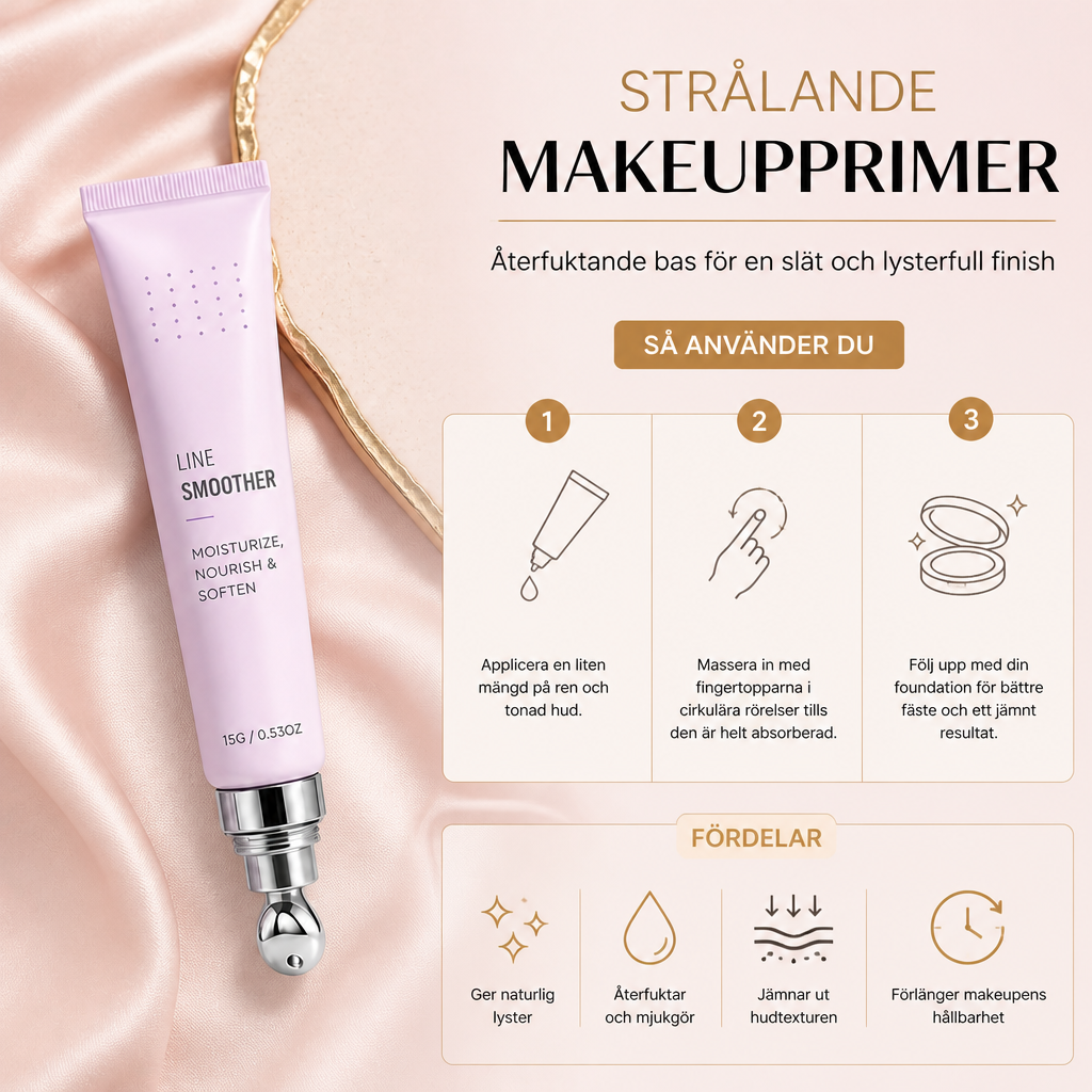 Strålande Makeupprimer – Återfuktande Bas för en Slät och Lysterfull Finish