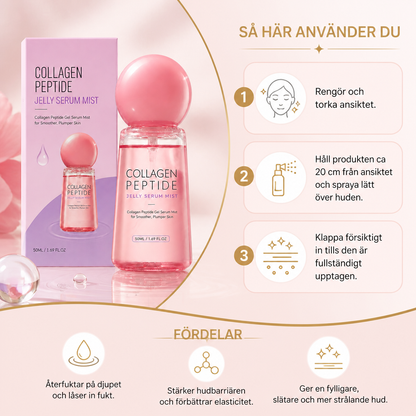 Kollagenpeptidmist – Lätt Återfuktning För Slätare och Strålande Hud