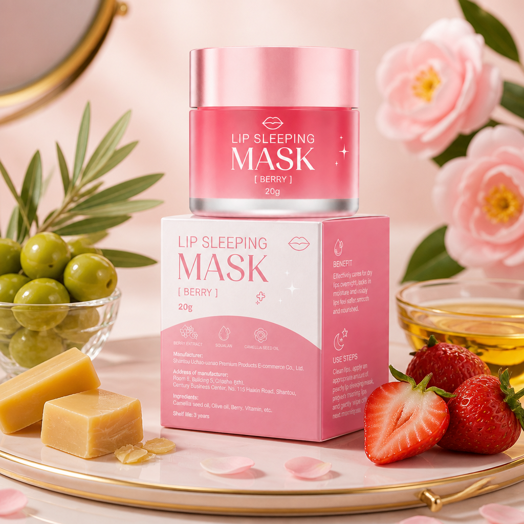 Läppmask För Natten För Mjuka, Släta & Återfuktade Läppar