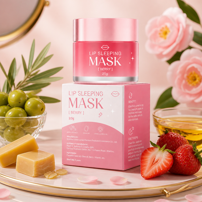 Läppmask För Natten För Mjuka, Släta & Återfuktade Läppar