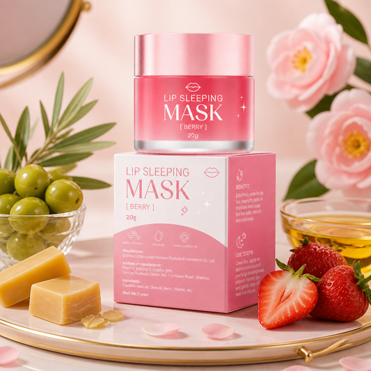 Läppmask För Natten För Mjuka, Släta & Återfuktade Läppar