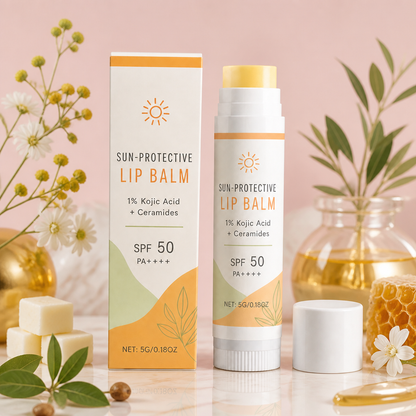 Mineral Läppbalsam Med SPF-Vård – Återfuktande Formula För Mjuka, Släta Läppar