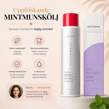 Uppfriskande Mintmunskölj – Skonsam Formula För Daglig Munvård