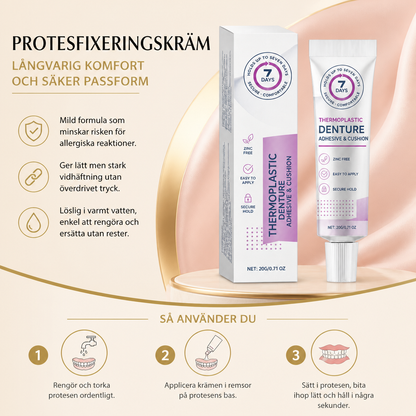 Protesfixeringskräm – Långvarig Komfort Och Säker Passform