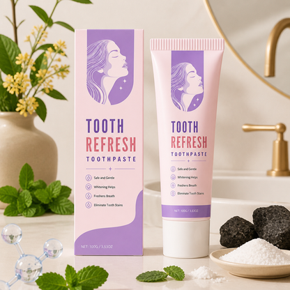Uppfriskande Tandkräm Med Whitening-Effekt – För Ett Vitare Leende & Fräsch Andedräkt