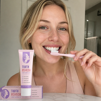 Uppfriskande Tandkräm Med Whitening-Effekt – För Ett Vitare Leende & Fräsch Andedräkt