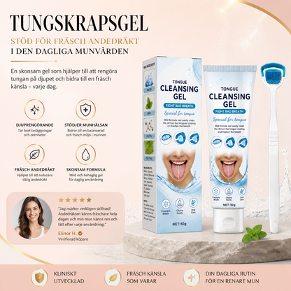 Tungskrapsgel – Stöd För Fräsch Andedräkt I Den Dagliga Munvården