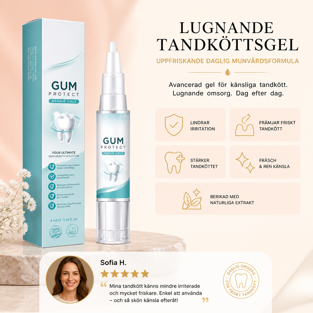 Lugnande Tandköttsgel – Uppfriskande Daglig Munvårdsformula
