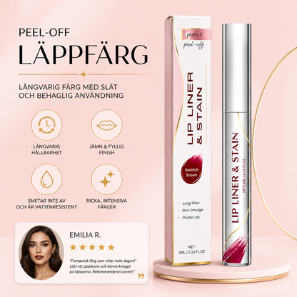 Peel-Off Läppfärg – Långvarig Färg Med Slät och Behaglig Användning