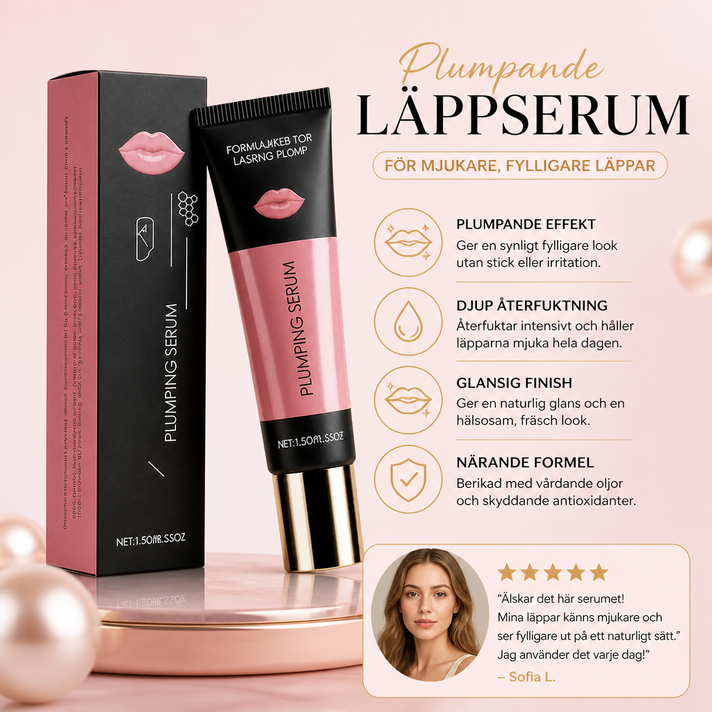 Plumpande Läppserum – Lätt Återfuktning För Mjukare, Fylligare Läppar