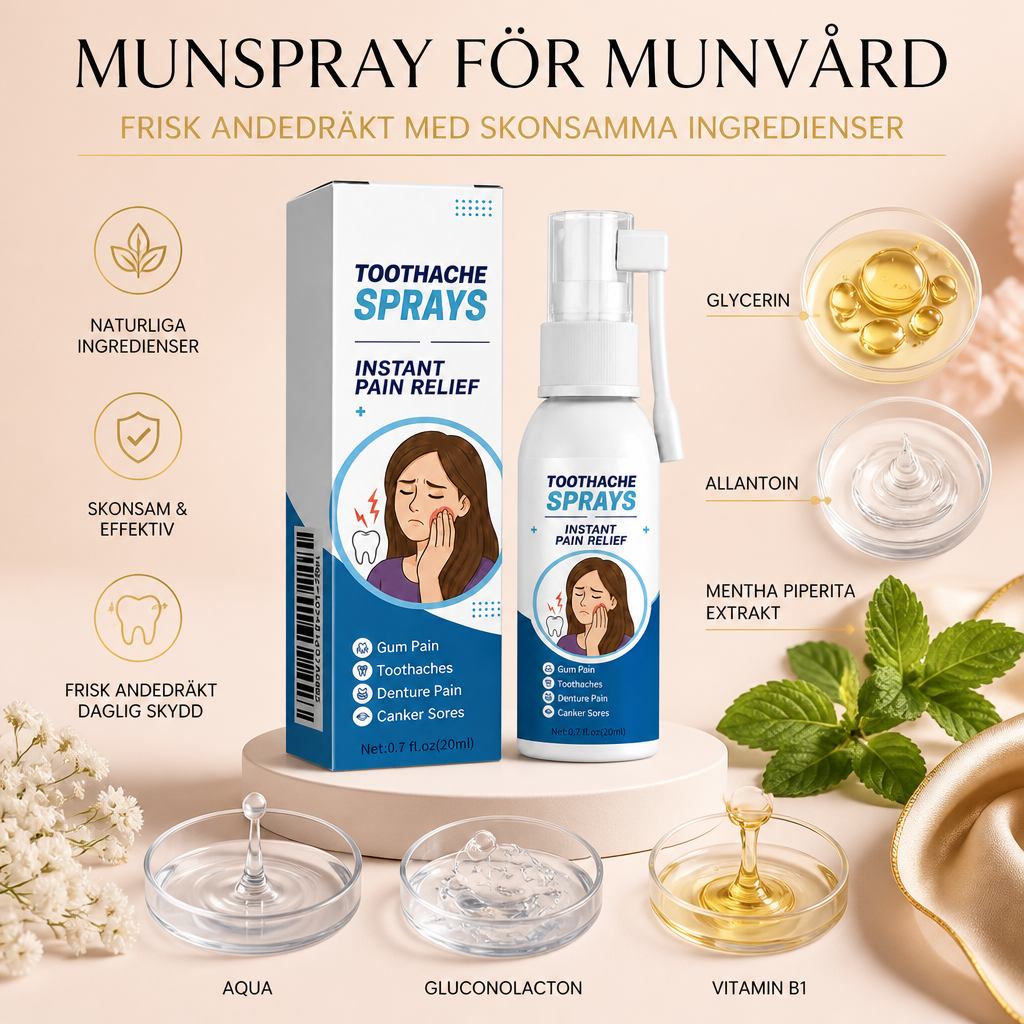 Munspray För Munvård – Frisk Andedräkt Med Skonsamma Ingredienser