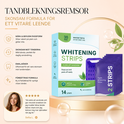 Tandblekningsremsor – Skonsam Formula För Ett Vitare Leende