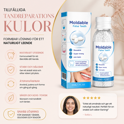 Tillfälliga Tandreparationskulor – Formbar Lösning För Ett Naturligt Leende