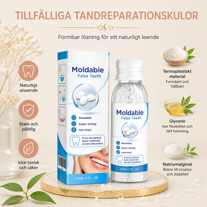 Tillfälliga Tandreparationskulor – Formbar Lösning För Ett Naturligt Leende