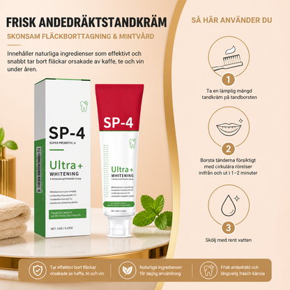 Frisk Andedräktstandkräm – Skonsam Fläckborttagning & Mintvård
