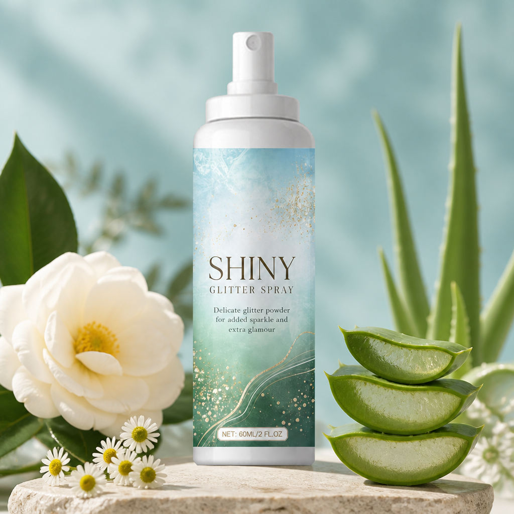 Glittrande Glitter Spray – Skimrande Highlightmist För Kropp Och Hår