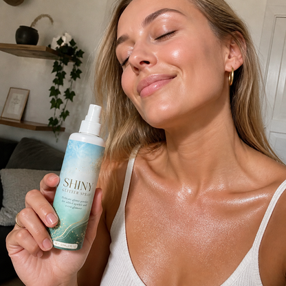 Glittrande Glitter Spray – Skimrande Highlightmist För Kropp Och Hår