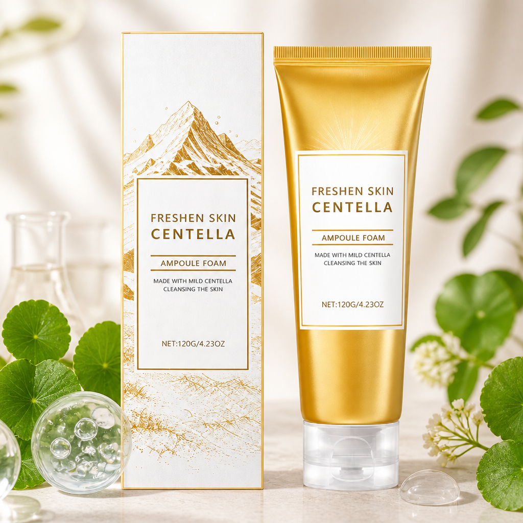 Centella & Hyaluronsyra Ansiktsrengöring – Mild Djuprengörande Rengöringsmousse