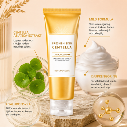 Centella & Hyaluronsyra Ansiktsrengöring – Mild Djuprengörande Rengöringsmousse