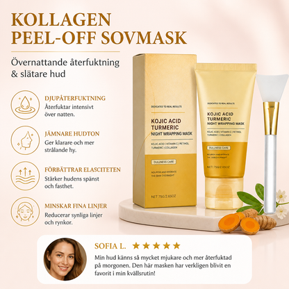 Övernattande Uppfriskande Peel-Off Mask – Återfuktande Vård För Strålande Hud