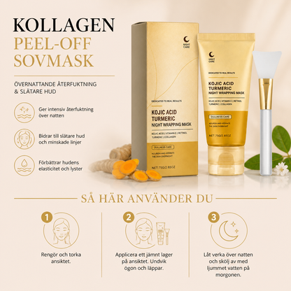 Övernattande Uppfriskande Peel-Off Mask – Återfuktande Vård För Strålande Hud