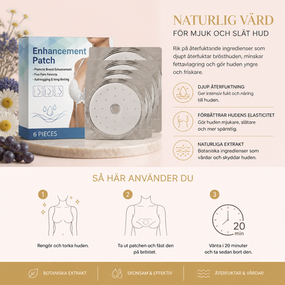 Botaniska Återfuktande Bröstvårdspatchar För Mjuk Och Slät Hud
