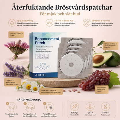Botaniska Återfuktande Bröstvårdspatchar För Mjuk Och Slät Hud