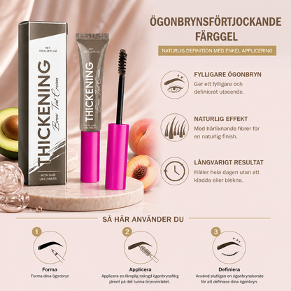 Ögonbrynsförtjockande Färggel – Naturlig Definition Med Enkel Applicering