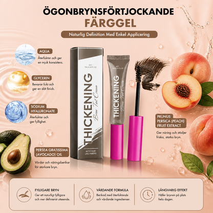 Ögonbrynsförtjockande Färggel – Naturlig Definition Med Enkel Applicering