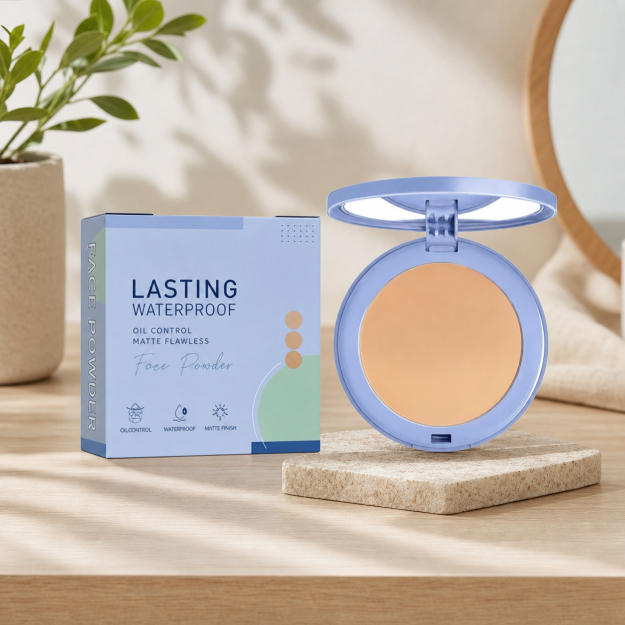 2-i-1 Cushion-puderfoundation – Lättviktig Formula Med Slät Matt Finish