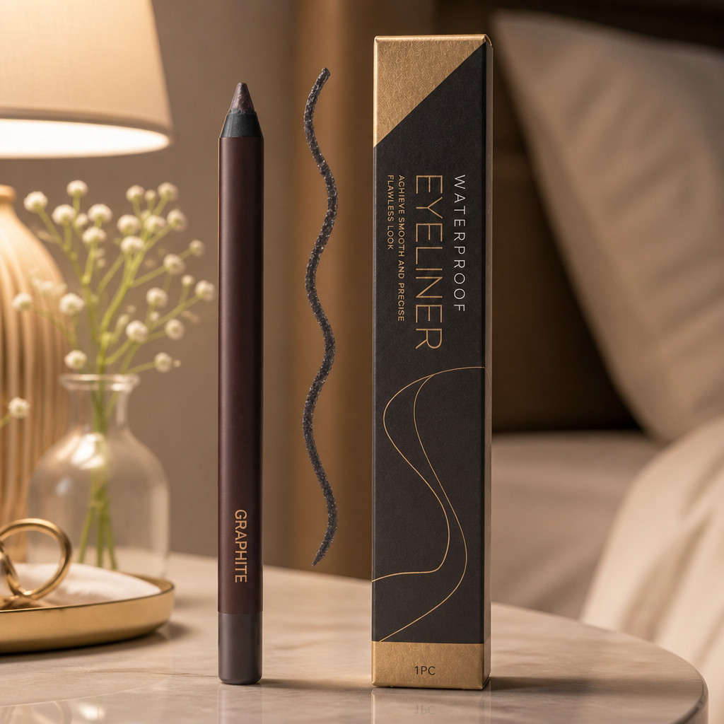 Vattenfast Glittergel-Eyeliner – Långvarig Kladdfri Färg