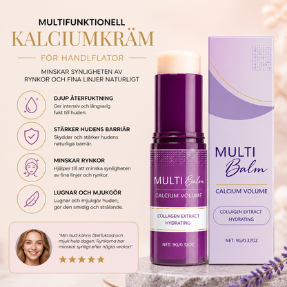 Multifunktionell Kalciumkräm För Handflator – Minskar Synligheten Av Rynkor Och Fina Linjer Naturligt