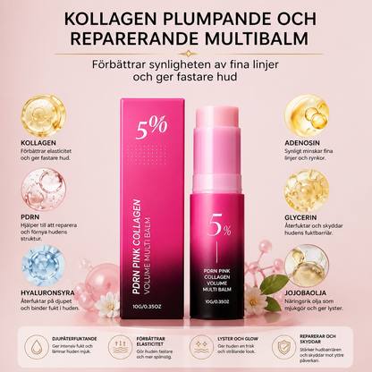 Kollagen Plumpande Och Reparerande Multibalm – Förbättrar Synligheten Av Fina Linjer Och Ger Fastare Hud