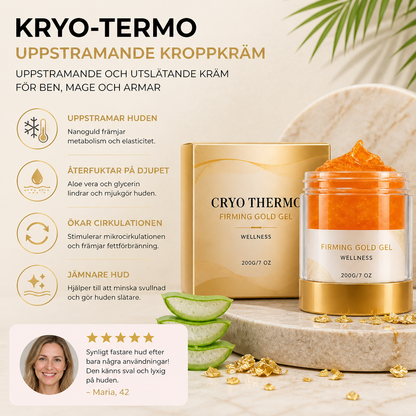 Kryo-Termo Uppstramande Kroppskräm – Uppstramande Och Utslätande Kräm För Ben, Mage Och Armar