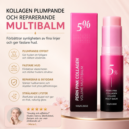 Kollagen Plumpande Och Reparerande Multibalm – Förbättrar Synligheten Av Fina Linjer Och Ger Fastare Hud