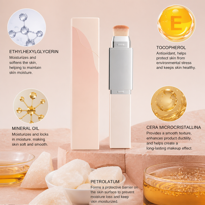Färgmatchande Foundationsticka Med Slät Naturlig Makeupfinish