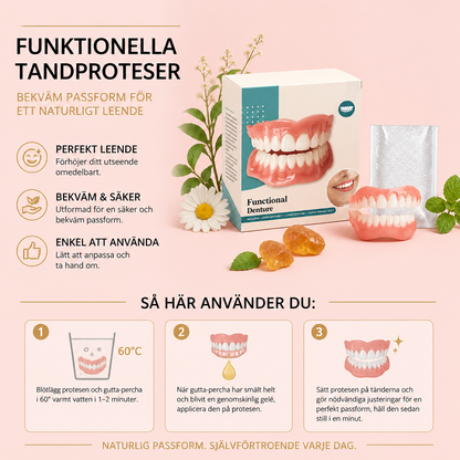 Funktionella Tandproteser – Bekväm Passform För Ett Naturligt Leende