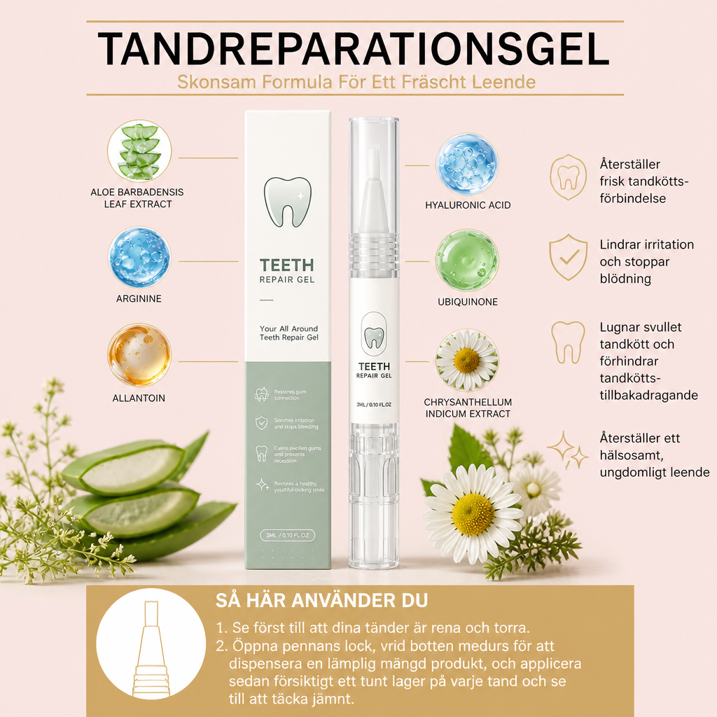 Tandreparationsgel – Skonsam Formula För Ett Fräscht Leende