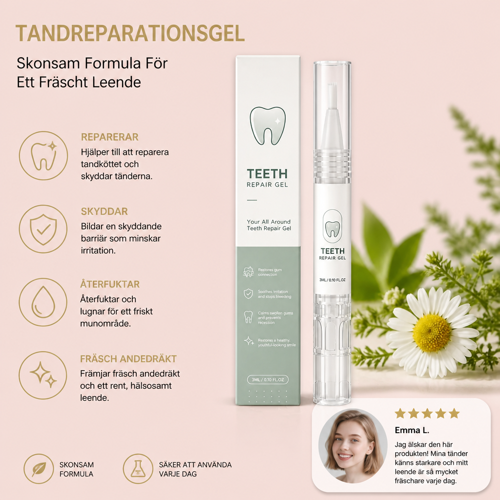 Tandreparationsgel – Skonsam Formula För Ett Fräscht Leende
