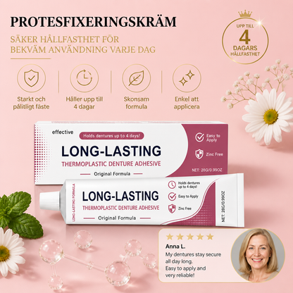 Protesfixeringskräm – Säker Hållfasthet För Bekväm Användning Varje Dag