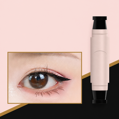 Vattentät dubbelsidig eyelinerstämpel för symmetriska vingar