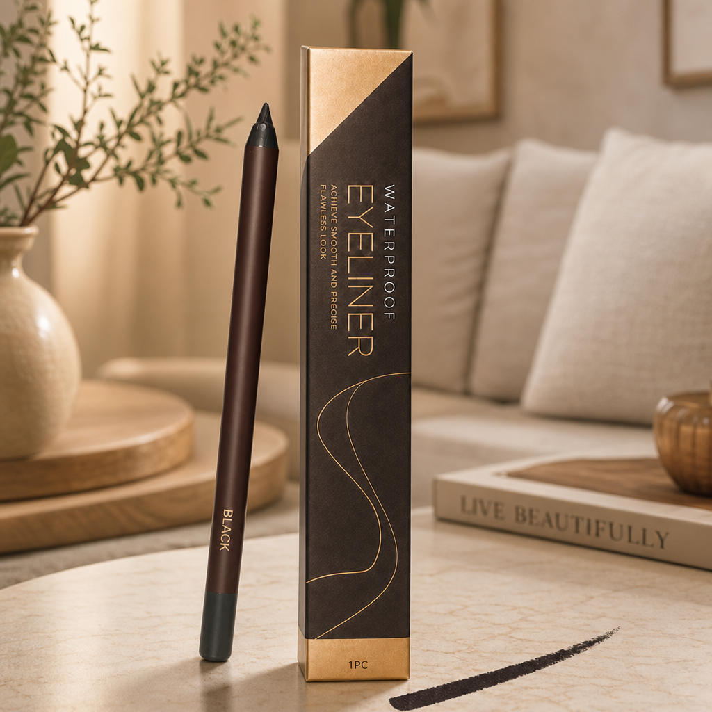 Vattenfast Glittergel-Eyeliner – Långvarig Kladdfri Färg
