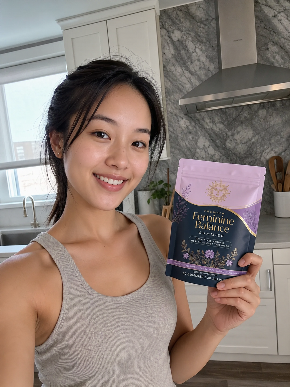 Feminin Gummivitaminer med Lactobacillus acidophilus