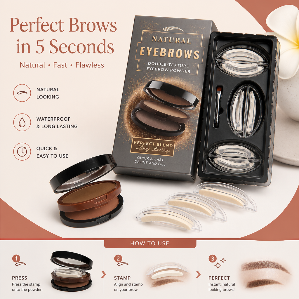 Natural Brows Stamp Kit - Perfect Brows in 5 Seconds