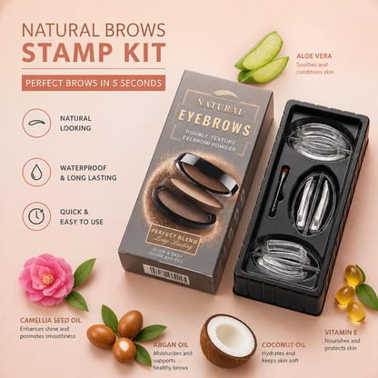 Natural Brows Stamp Kit - Perfect Brows in 5 Seconds